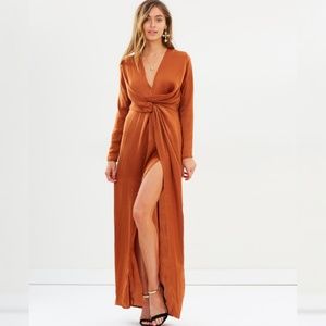 asos long sleeve party dress